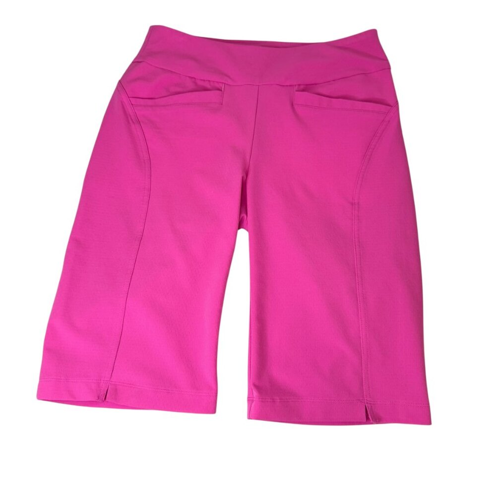 Tail Activewear Hot Pink Bermuda Shorts | Size 2 | Stretch Golf Tennis Style